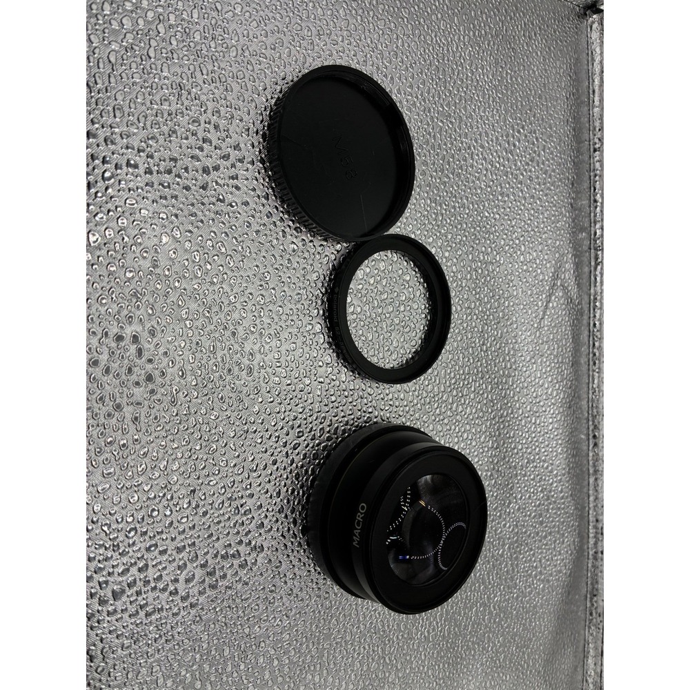 Polaroid Studio Series .43x Wide Angle Macro Lens 52mm with 58mm Adapter Black